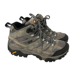 Merrell Moab 2 Mid Waterproof Shoes Womens Size 7 Vibram Granite Gray